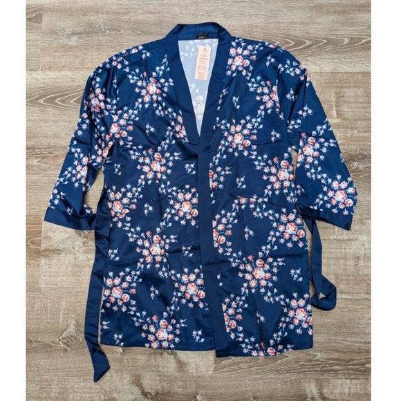 NWT Morgan Lane x FabFitFun Floral Robe L/XL - Picture 1 of 8